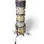 Used Yamaha 5 Piece Tour Custom White Drum Kit