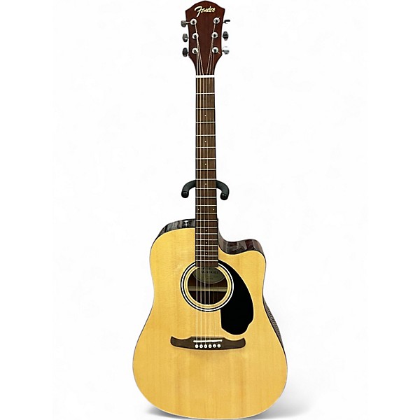 Used Fender FA-125ce Natural Acoustic Guitar