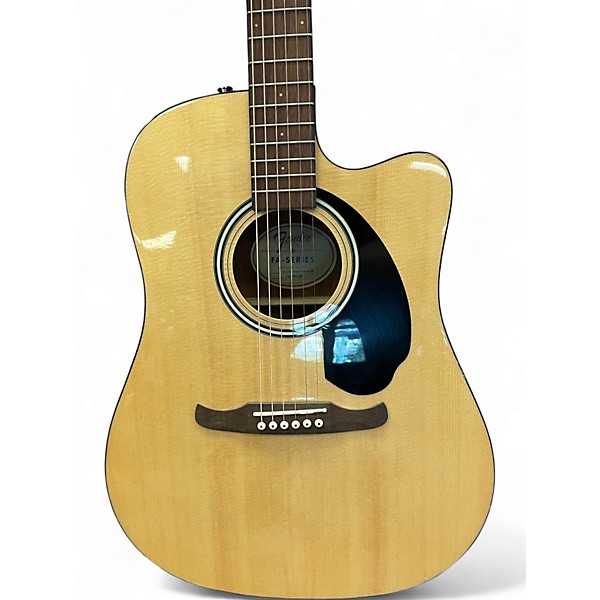 Used Fender FA-125ce Natural Acoustic Guitar