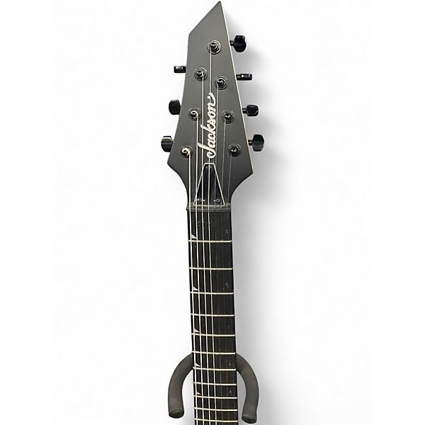 Used Jackson JS22-7 KING V Black Solid Body Electric Guitar