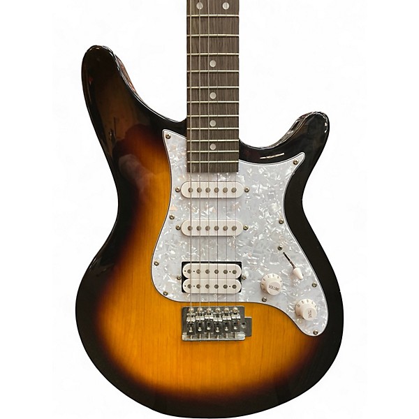 Used Rogue Rocketeer 2 Color Sunburst Solid Body Electric Guitar