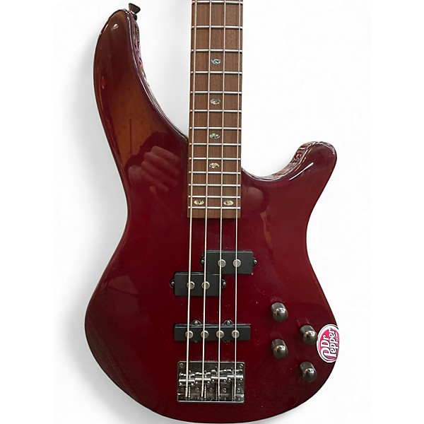 Used Mitchell MB200 Wine Red Electric Bass Guitar
