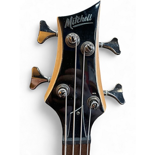 Used Mitchell MB200 Wine Red Electric Bass Guitar