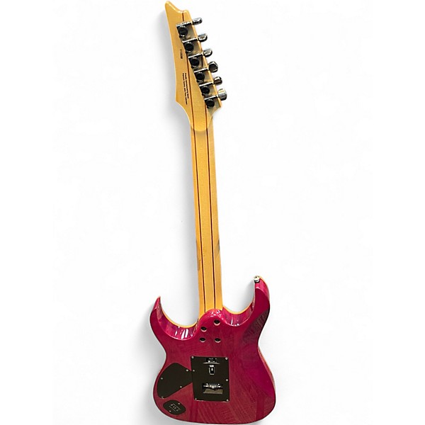Used Ibanez RG920QMZ High Voltage Violet Solid Body Electric Guitar
