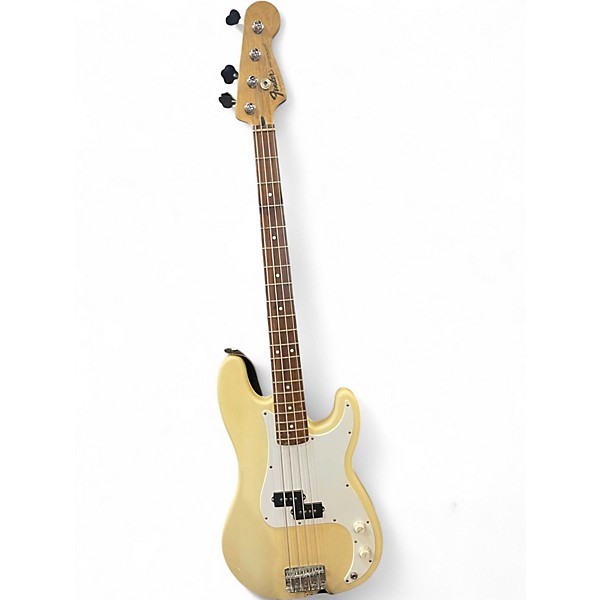 Used Fender Standard Precision Bass Butterscotch Blonde Electric Bass Guitar