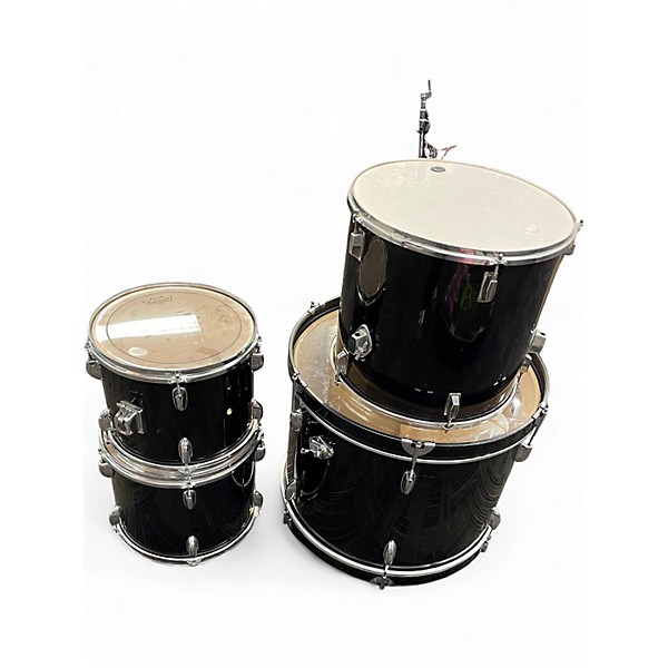 Used CODA Drums 4 Piece 4 Piece Shell Pack Black Drum Kit