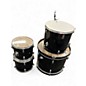Used CODA Drums 4 Piece 4 Piece Shell Pack Black Drum Kit