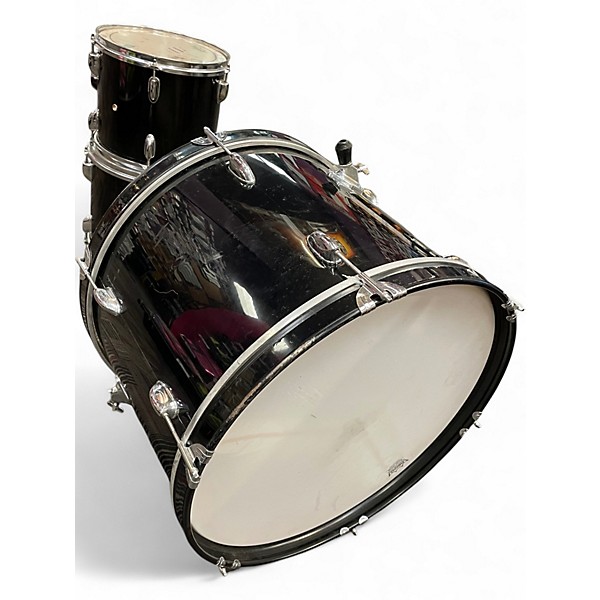 Used CODA Drums 4 Piece 4 Piece Shell Pack Black Drum Kit