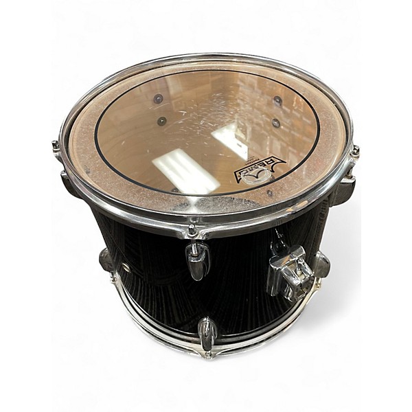 Used CODA Drums 4 Piece 4 Piece Shell Pack Black Drum Kit