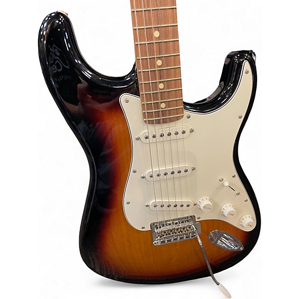 Used Fender Standard Stratocaster Sunburst Solid Body Electric Guitar