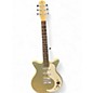 Vintage 1990s Danelectro DC-3 Sparkling Gold Solid Body Electric Guitar thumbnail