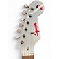 Used Squier Hello Kitty Stratocaster White Solid Body Electric Guitar