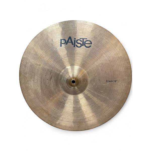 Used Paiste 18in 2002 Crash Cymbal