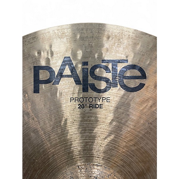 Used Paiste 20in Signature Prototype Ride Cymbal