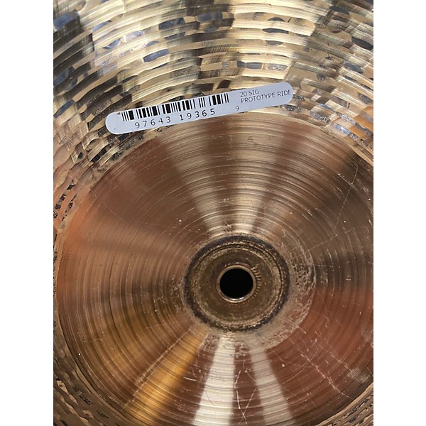 Used Paiste 20in Signature Prototype Ride Cymbal