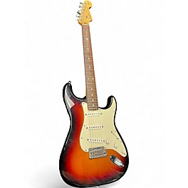 Used 2011 Fender American Standard Stratocaster 3 Tone Sunburst Solid Body Electric Guitar