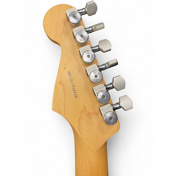 Used 2011 Fender American Standard Stratocaster 3 Tone Sunburst Solid Body Electric Guitar