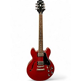 Used 2022 Epiphone ES 339 Trans Red Hollow Body Electric Guitar