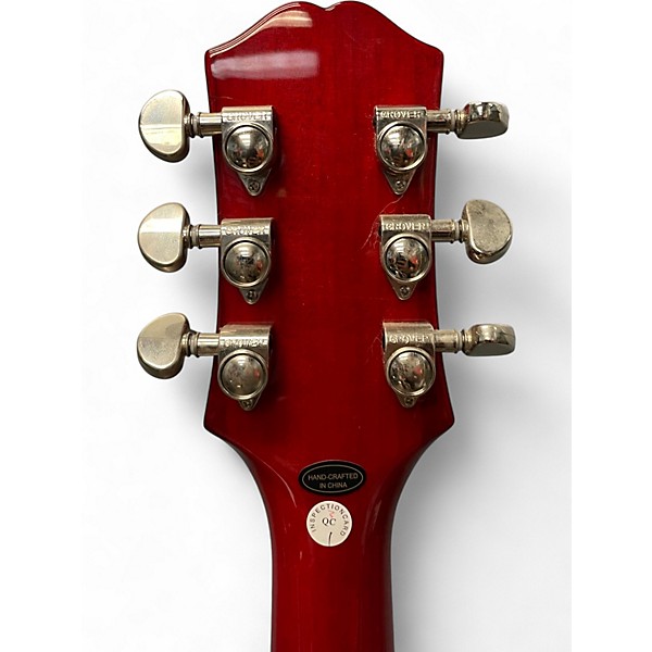 Used 2022 Epiphone ES 339 Trans Red Hollow Body Electric Guitar