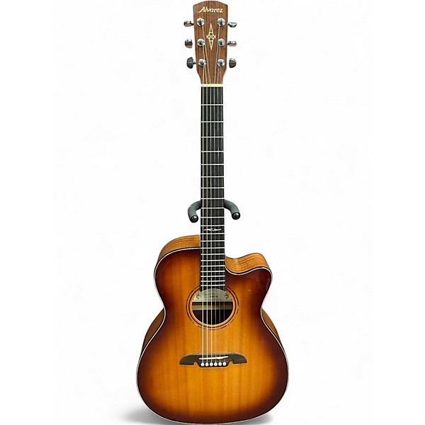 Used Alvarez AF60CE Folk SHADOWBURST Acoustic Electric Guitar