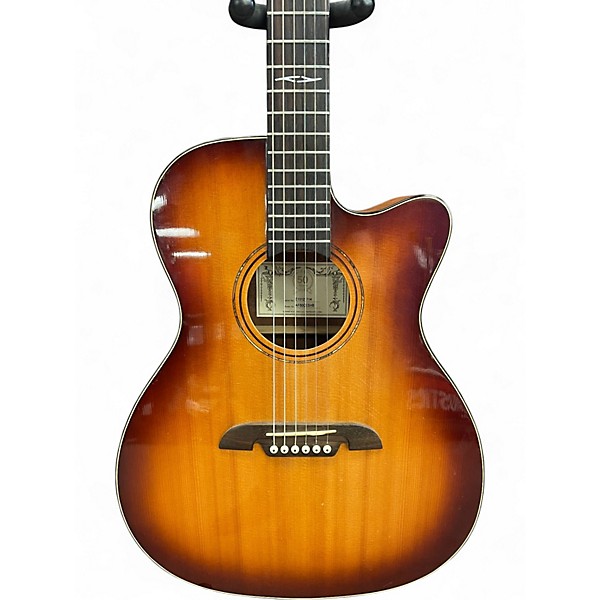 Used Alvarez AF60CE Folk SHADOWBURST Acoustic Electric Guitar