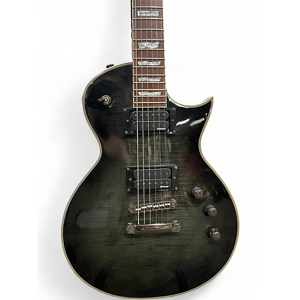 Used ESP LTD EC401FM Trans Gray Solid Body Electric Guitar