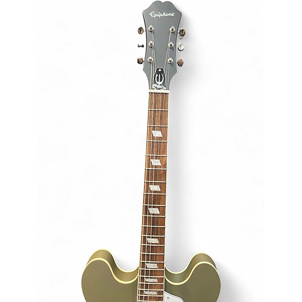 Used Epiphone CASINO WORN Royal Olive Hollow Body Electric Guitar
