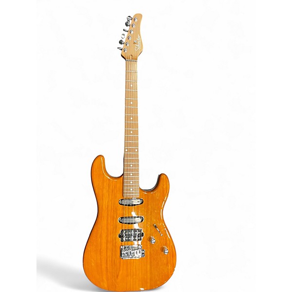 Used Schecter Guitar Research Traditional Van Nuys Natural Ash Solid Body Electric Guitar