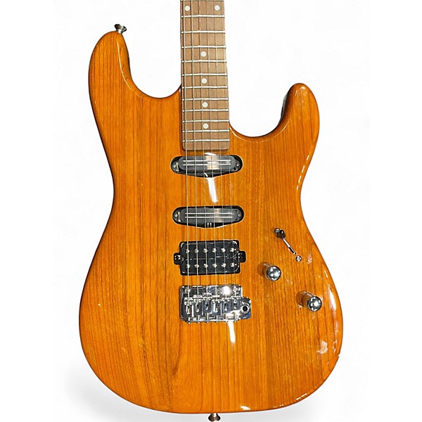 Used Schecter Guitar Research Traditional Van Nuys Natural Ash Solid Body Electric Guitar