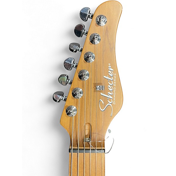 Used Schecter Guitar Research Traditional Van Nuys Natural Ash Solid Body Electric Guitar