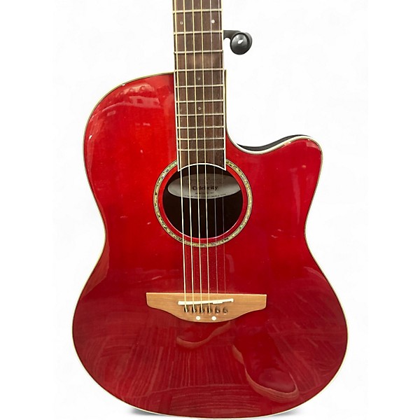 Used Ovation GC057M-5 Celebrity Cherry Acoustic Electric Guitar