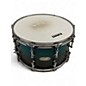 Used SPL 14X7 468 Snare Turquoise Blue Fade Drum thumbnail