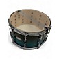 Used SPL 14X7 468 Snare Turquoise Blue Fade Drum