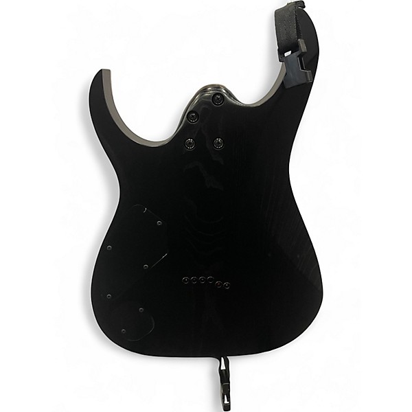 Used 2025 Ibanez Prestige RGR662AHBF Weathered Black Solid Body Electric Guitar