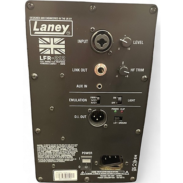 Used Laney LFR-212 Guitar Cabinet