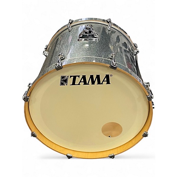 Used TAMA 5 Piece SUPERSTAR CLASSIC METALLIC BLUE SPARKLE Drum Kit