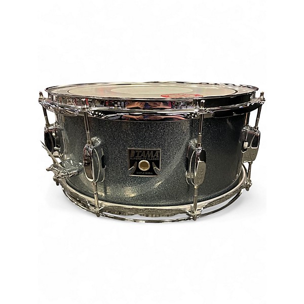 Used TAMA 5 Piece SUPERSTAR CLASSIC METALLIC BLUE SPARKLE Drum Kit