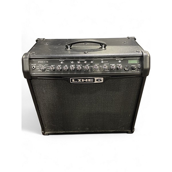 Used Line 6 Spider IV 75W 1x12 Guitar Combo Amp