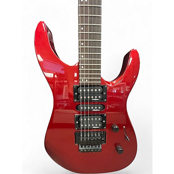 Used Jackson PS-4 Chrome Red Metallic Solid Body Electric Guitar