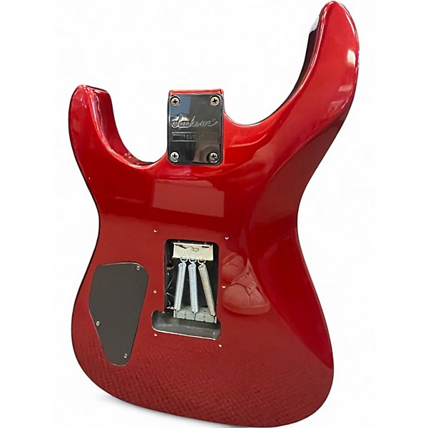 Used Jackson PS-4 Chrome Red Metallic Solid Body Electric Guitar