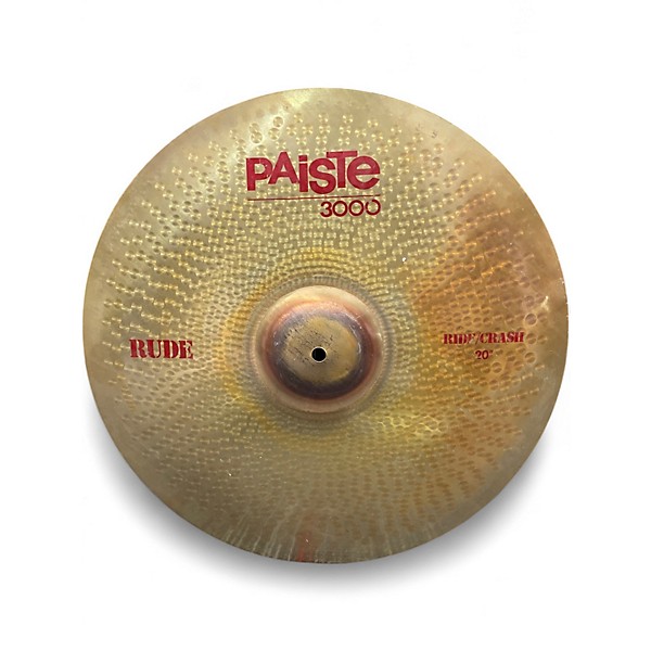 Used Paiste 20in 3000 Rude Cymbal