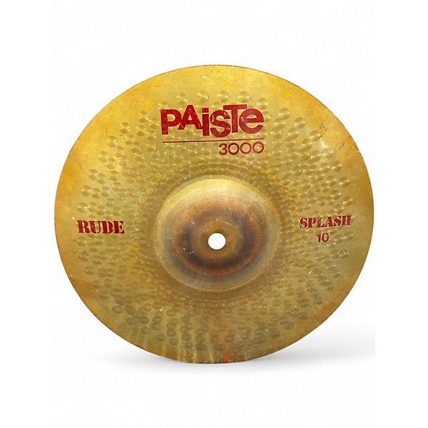 Used Paiste 10in 3000 Rude Cymbal