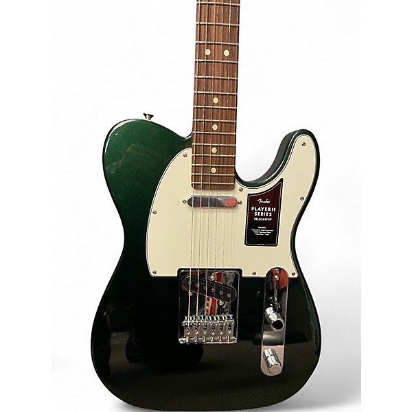 Used 2025 Fender PLAYER II TELECASTER BRITISH RACING GREEN Solid Body Electric Guitar