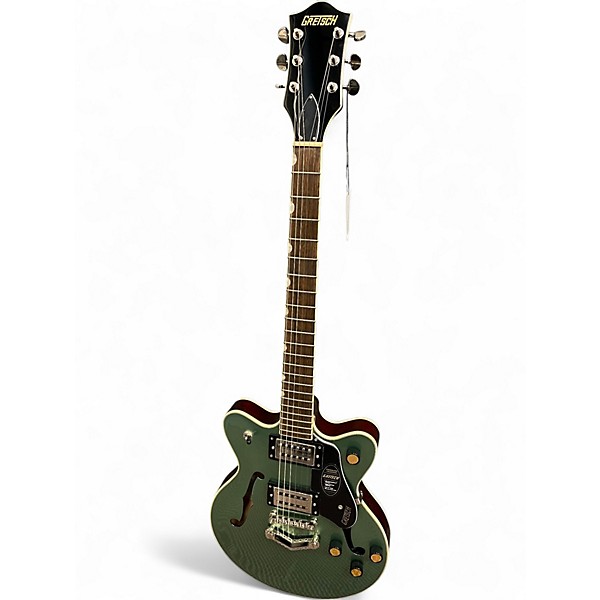 Used 2024 Gretsch Guitars G2655 STEEL OLIVE Hollow Body Electric Guitar