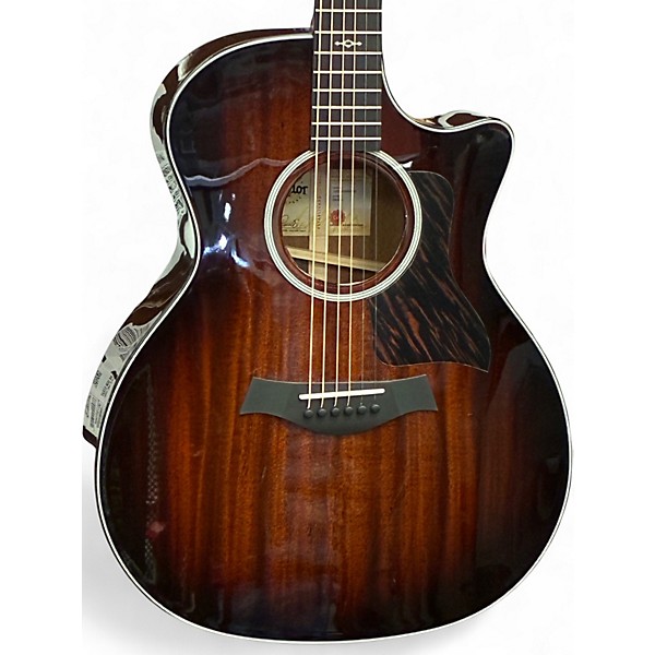 Used 2026 Taylor Next Generation 324CE Shaded Edge Burst Acoustic Electric Guitar