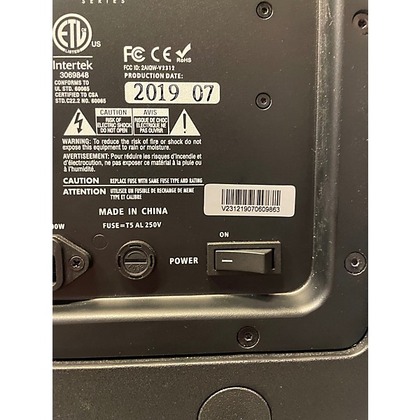 Used 2019 Harbinger VARI V2312 Powered Speaker