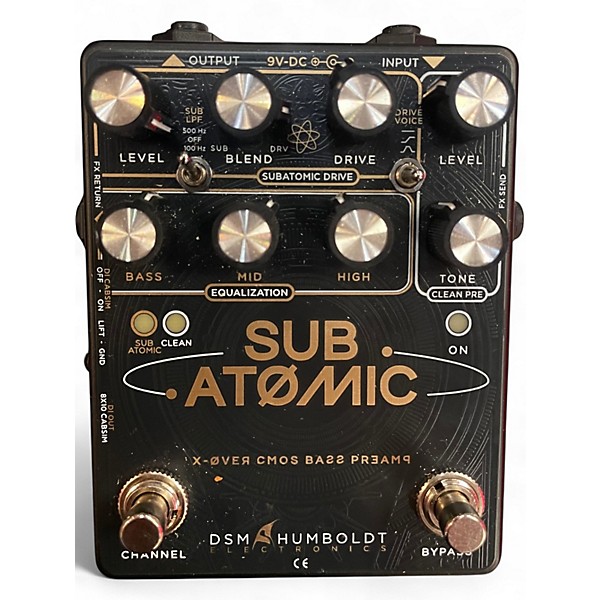 Used Dsm & Humboldt Sub Atomic Bass Effect Pedal