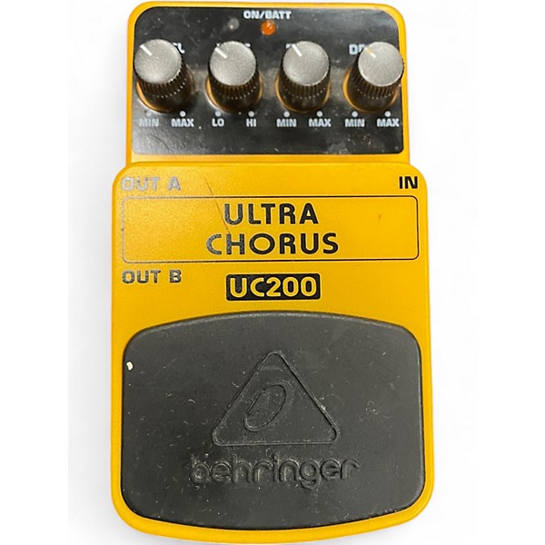 Used Behringer UC200 Stereo Chorus Effect Pedal