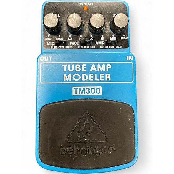 Used Behringer TM300 Tube Amp Modeler Effect Pedal