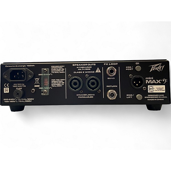 Used Peavey Mini Max Bass Amp Head